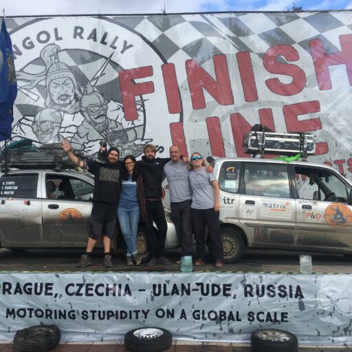 Mongol Rally Finish Line