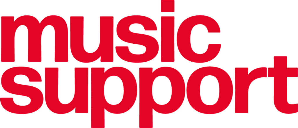 Music Support Logo Red
